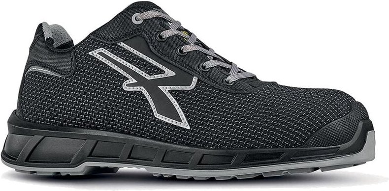 U-Power Jackson ESD S3S CI FO SR Sicherheitshalbschuhe - 38 EU - Schwarze