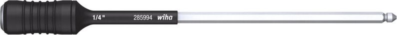 Bithalter Klemmung über Kugel für Drehmoment-Schraubendreher mit Längsgriff 1/4' (27526) - Wiha