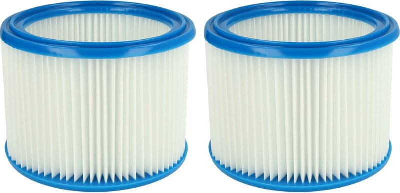 Filterset 2x Faltenfilter kompatibel mit Masko 1800W 30L, k 606 dw Nass- und Trockensauger - Filter, Patronenfilter - Vh...