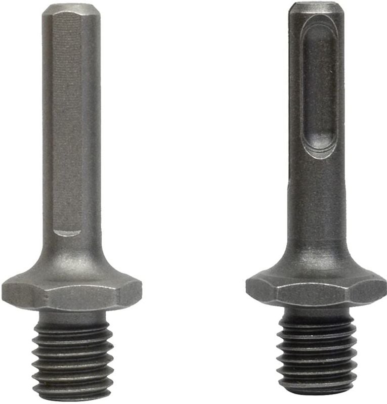 Beijiyi - 2 Stück M14-Außengewinde auf sds Plus-Innen- und Innendreiecksadapter zum Bohren mit Schleifmaschinen