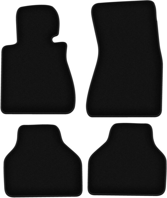 BASIC schwarze Veloursmatten für: BMW 7 E65 Limousine (2001-2008)