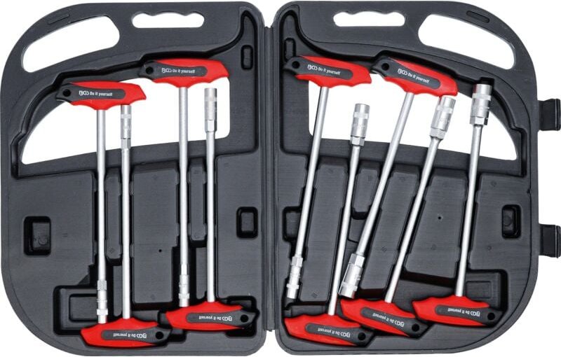 Steckschlüssel-Satz mit T-Griff sw 6 - 14 mm 9-tlg.