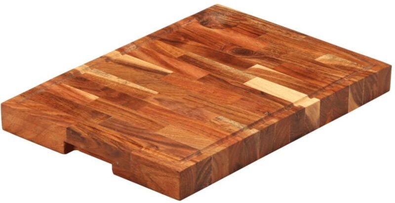 Schneidebrett 42x30x4 cm Massivholz Akazie Vidaxl