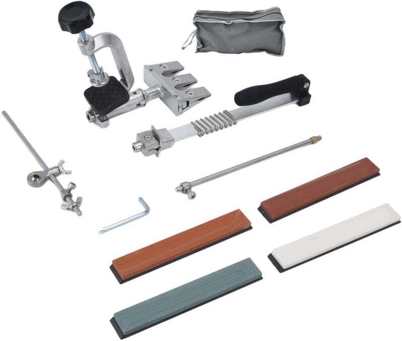 Decdeal Rehoo Pro Messerschärfer, professioneller Hochleistungs-Schleifstein mit konstantem Winkel, Küchenwerkzeuge RH 0...