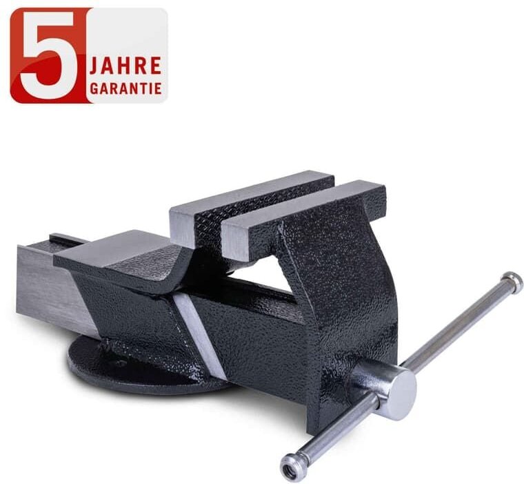 Scheppach - Schraubstock ASV80/ ASV100/ ASV125 40x65mm Ambossfläche Stahl, Ausführung: ASV80 - Spannweite: 0 - 90mm