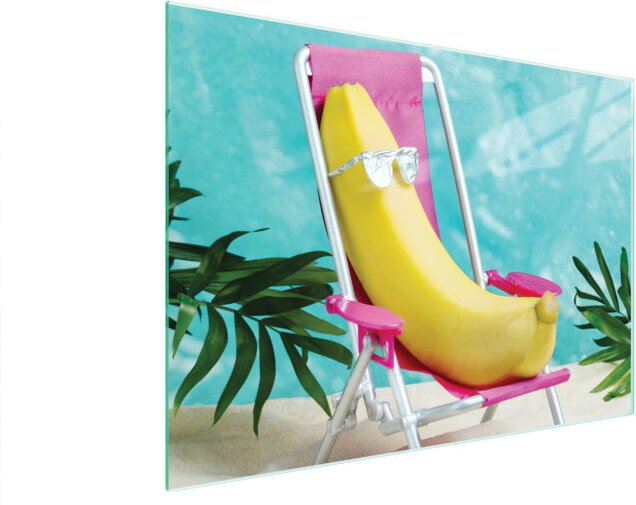 Glasschneidebrett 40x30 Banane