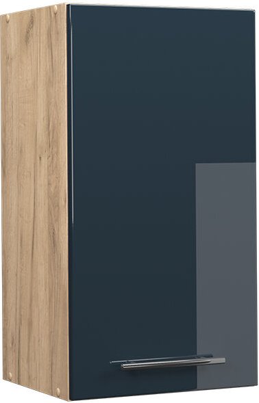 Vicco - Hängeschrank Fame-Line, Dunkelblau Hochglanz, 40 cm