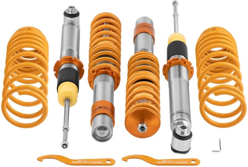 Gewindefahrwerk für BMW 5er E39 520i 525i Limousine 95-03 Federbeine StoßdämpferHhenverstellbares Gewindefahrwerk für BM...