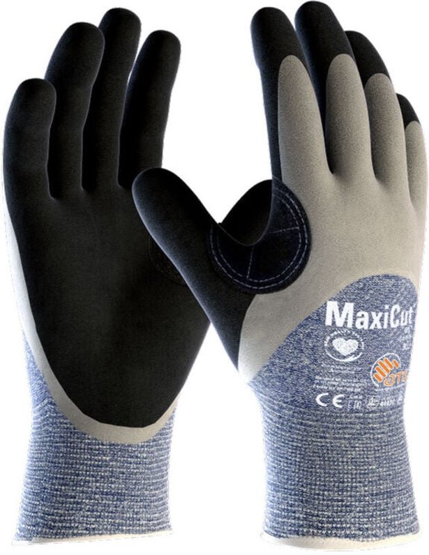 ATG MaxiCut Oil 34-505 Arbeitshandschuhe - 9 (L) - Blau