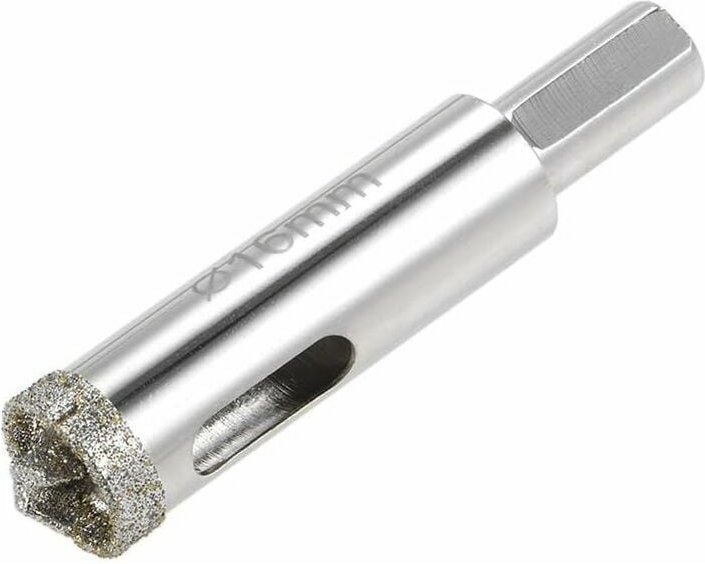 Mumu - Diamantbohrer Lochsäge mit Zentrierführung für 16 mm Glasporzellanfliesen