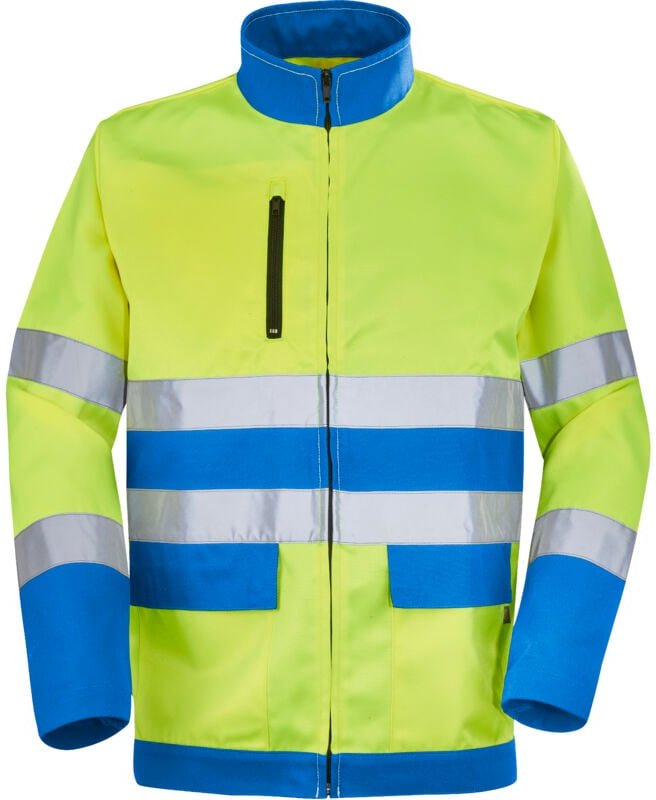 Leuchtender Base XP Jacke Gelb Fluorescent/Azurblau M