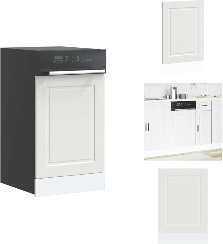 Geschirrspülerblende Porto Weiß 45x1,5x67 cm Holzwerkstoff - Geschirrspülerblende - Geschirrspülerblenden - Geschirrspül...