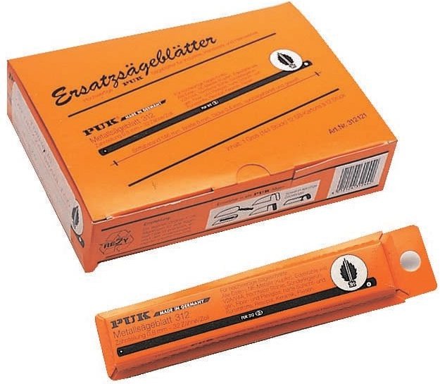 Original PUK-Bügelsägeblätter - 150 mm Blatt für Eisenwerkstoffe - Idrhaus