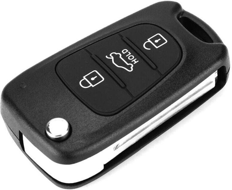 Odipie - Kia Sportage Schlüsseletui-Schlüsselanhänger, 3-Tasten-Schlüsselanhänger, passend für kia Rondo 2006–2011/Sport...