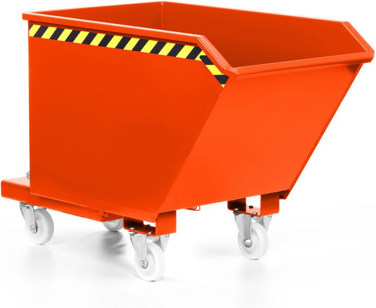 R+R Industrietechnik Universalkipper Typ RUK-100 1240x1620x1240mm 1000dm³ RAL 2004 Reinorange