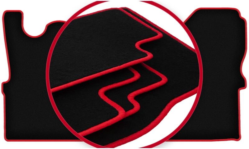 CARLUX-RED Auto-Fußmatten für: Iveco Daily VI Kastenwagen (2014-)