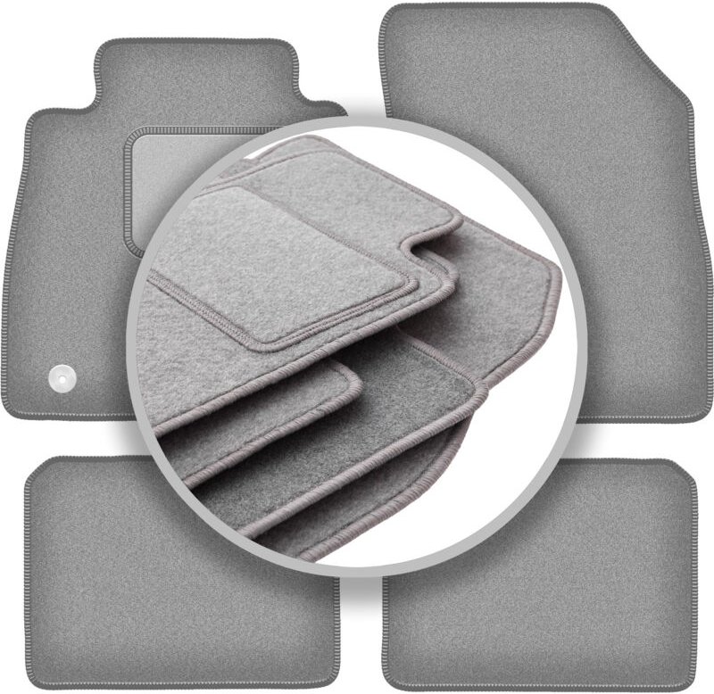 Graue Automatten für: Nissan Micra K14 Fließheck (2017-)