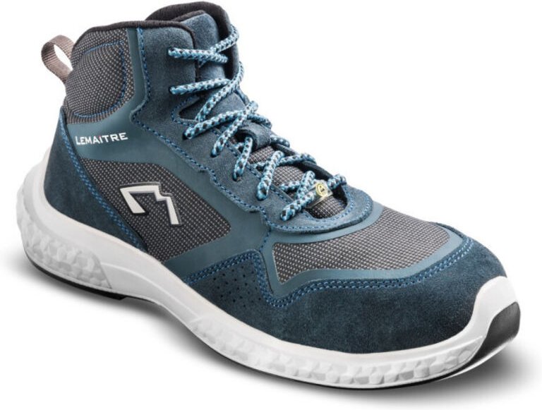 Hochsichere Sicherheitsschuhe WIKI HIGH ESD S1P Blau/Grau 47