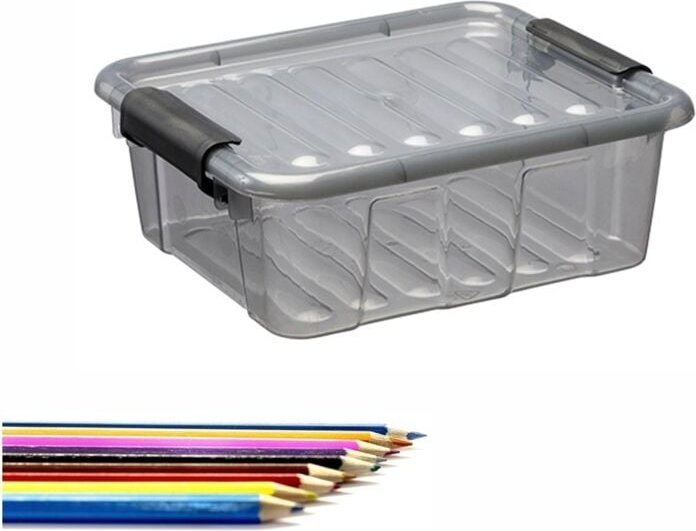 Behälter mit Deckel 1,6l transparent PLAST TEAM