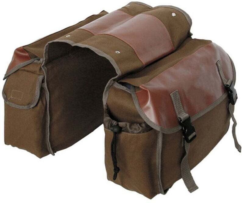 Motorrad Satteltasche mit großer Kapazität, Motorrad-Reisetasche aus Segeltuch, wasserdicht, Seitentaschen, Werkzeugtasc...