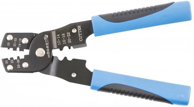 Szczypce do zaciskania końcówek nieizolowanych 0,08-2,0mm2 - Hogert