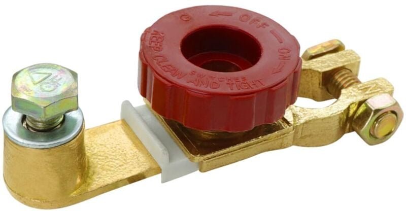 Autobatterieschalter, 12 V-36 V Batterie-Leistungsschalter, reines Kupfermaterial, universeller Fahrzeugbatterie-Trennsc...