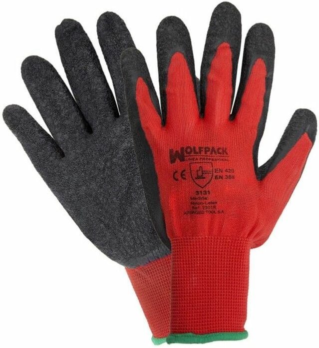 Thumbnail - Latex-/Nylon-Gripflex-Handschuhe Größe 10' (Paar)