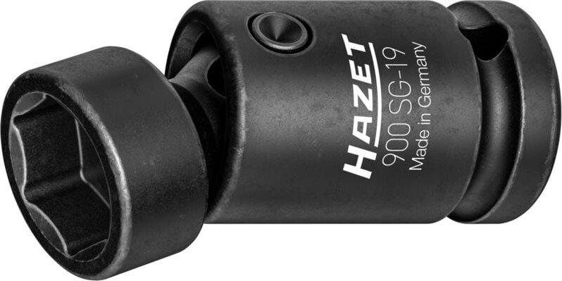 Hazet Schlag-, Maschinenschrauber Gelenk-Steckschlüsseleinsatz, Sechskant, 1/2 (12,5 mm) Vierkant hohl, Außen Sechskant-...