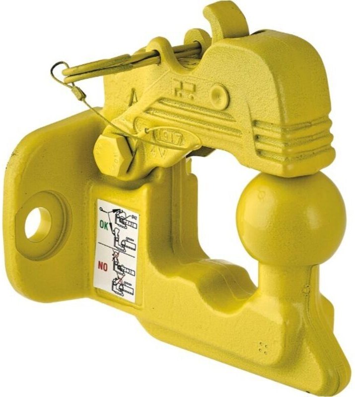 Gemischter Haken 3t5 2 Löcher Durchm. 17 Achsabstand 90 POMMIER - 17565