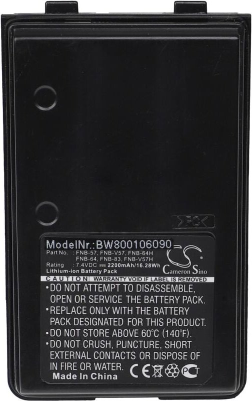 1x Akku kompatibel mit Yaesu Vertex VXA120, VX-800V, VX800, VX-427, VX-424, VX-800U, VX-800 Funkgerät, Walkie Talkie (22...