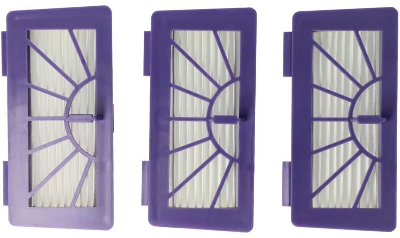 3x Staubsaugerfilter kompatibel mit Neato xv Essential Staubsauger - HEPA-Filter Lila - Vhbw