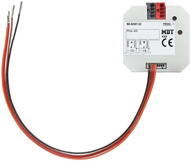 Unterputz-Tasterschnittstelle / Tasterinterface BE 2-fach, UP, Ausführung potentialfrei