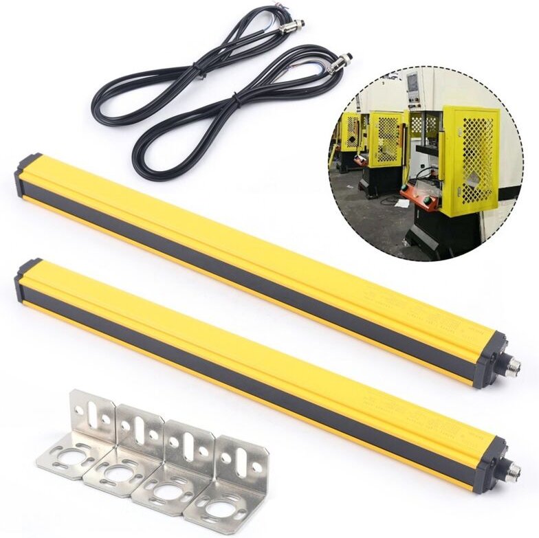 Senderpick - Ein Satz von 10 Lasersensoren mit Sicherheitsgitter, 24-30 v DC-Stromversorgung, 3 Meter Erfassungsreichwei...