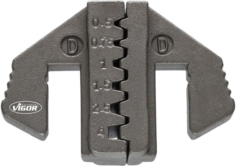 Thumbnail - Crimp-Einsatz d: für Aderendhülsen mit und ohne Kragen von 0,5 – 4,0 mm2 ∙ V2499-D