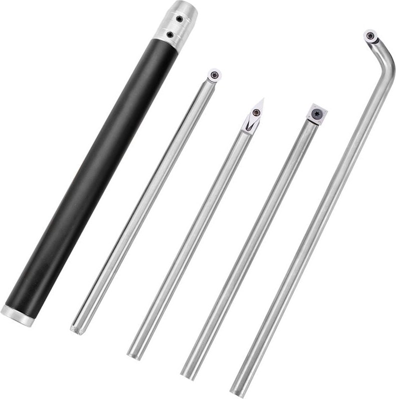 Stechbeitel Set 12 mm, Stemmeisen Holz mit Grifflänge 295 mm, Stechbeitel (1+4 )pcs, Tranchiermesser mit Wellenlänge 250...