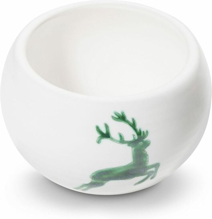 Gmundner Keramik Grüner Hirsch, Unterteil Zuckerdose Cup