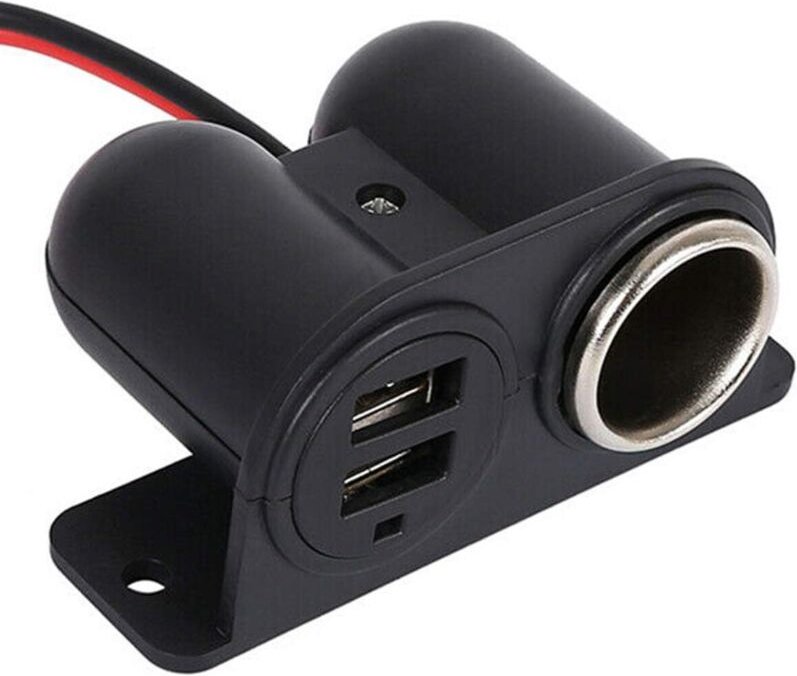 USB-Zigarettenanzünder-Buchse, 12 v, 24 v, 3,1 a, Zigarettenanzünder-Splitter mit Dual-USB-Steckdose, für Auto, lkw, Woh...