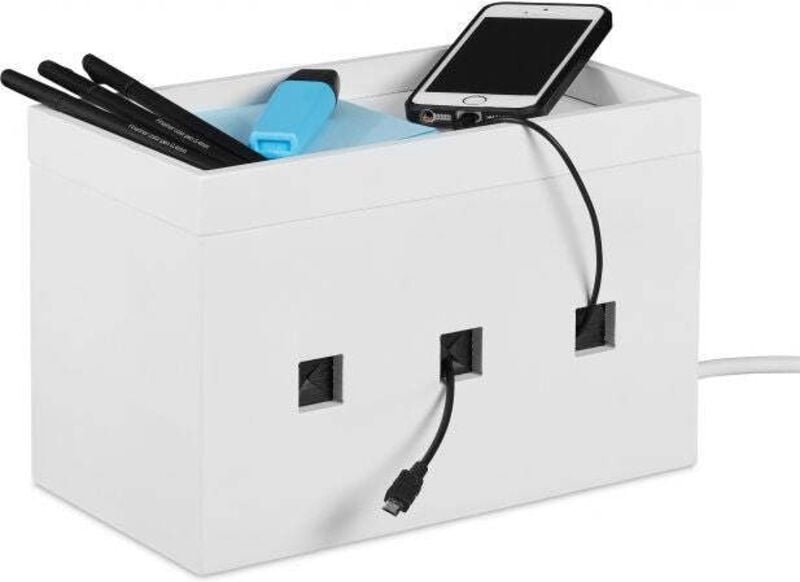Thumbnail - Kabelbox bambus wei