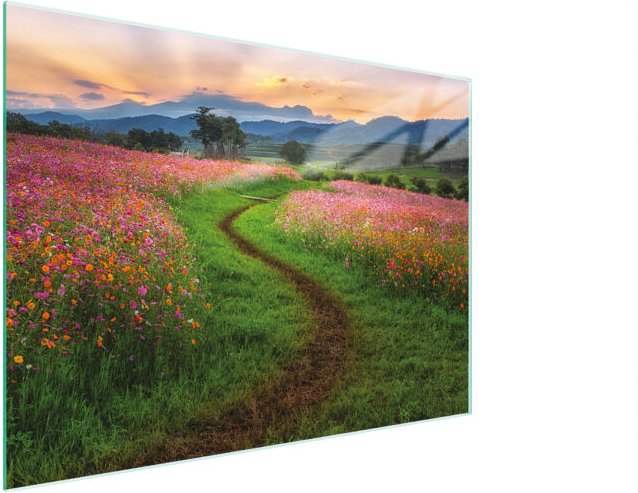 Glasschneidebrett 30x22 oben