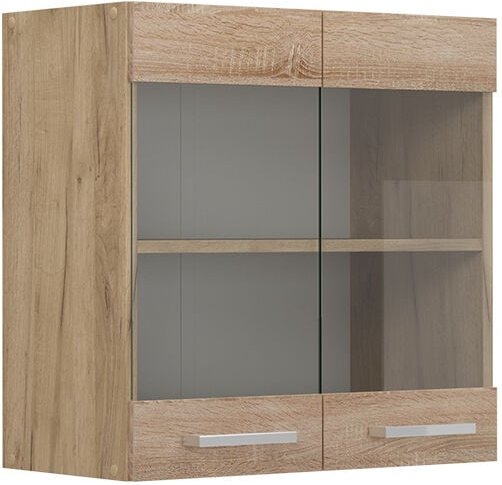 Thumbnail - Vicco - Küchenglashängeschrank R-Line, Sonoma, 60 cm