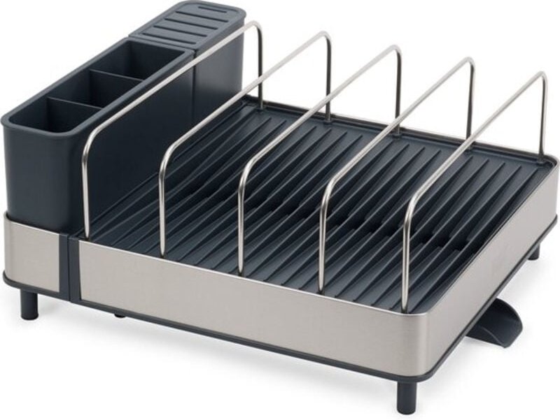 Extend™ Max, Joseph Joseph, Expandable Dish Drainer aus Edelstahl, Geschirrabtropfer de, Abtropffläche mit hohem Fassung...