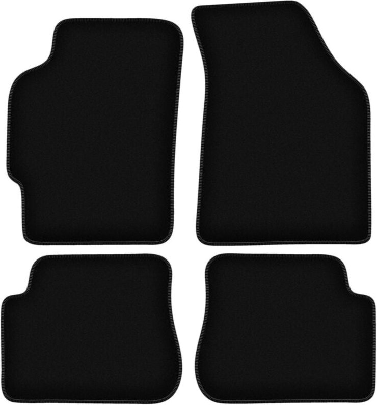 BASIC schwarze Veloursmatten für: Kia Shuma Limousine (1997-2004)