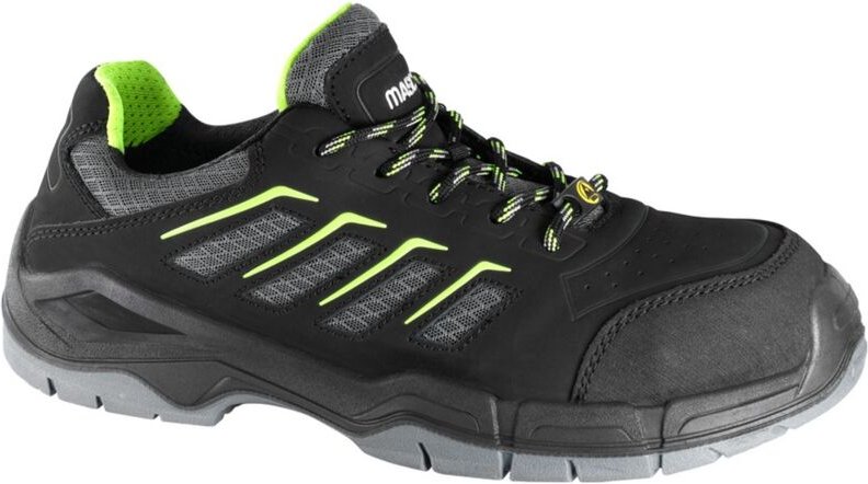 Mascot FOOTWEAR FIT Sicherheitshalbschuh Fujiyama F0108 S1P ESD DGUV W8 Gr. 39 schwarz