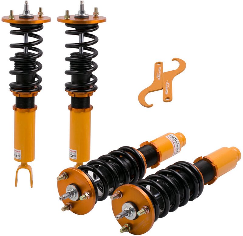 24 Dämpfungsstufen Gewindefahrwerk Für Honda Accord CD5 CD7 HährteverstellbarDmpfung Einstellbar Gewindefahrwerk Fahrwer...