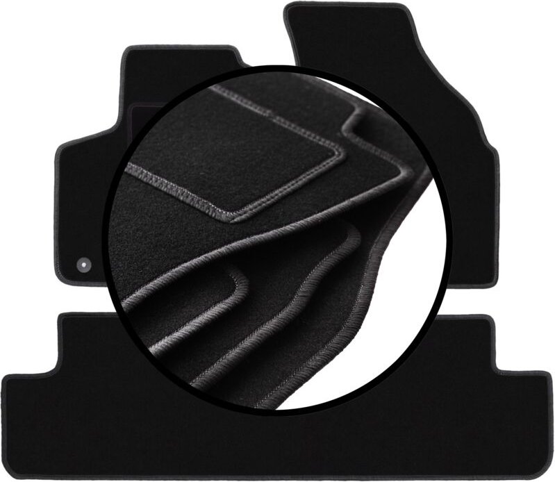 Komplettset Veloursmatten für: Daewoo Tacuma Minivan (2000-2011)