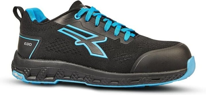 Sicherheitsschuhe niedrig DEON ESD S1PS HI HRO FO SR - Schwarz/Blau 37