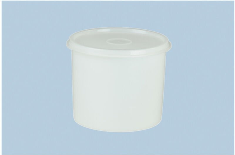 Hünersdorff Dose mit Stülpdeckel 1.000 ml, rund natur, 136x110 mm