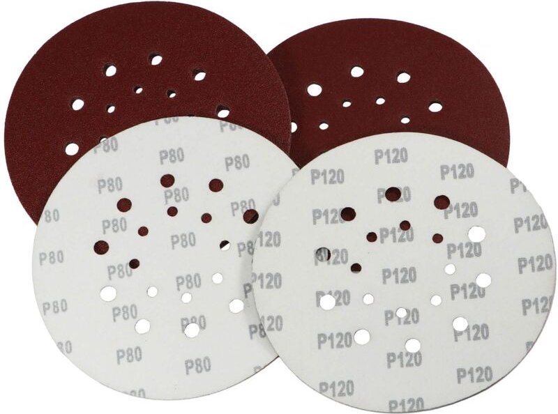 Thumbnail - 10 Schleifscheiben 225mm Korn 80, Korn 120, Wand- Deckenschleifer Schleifpapier Eckra