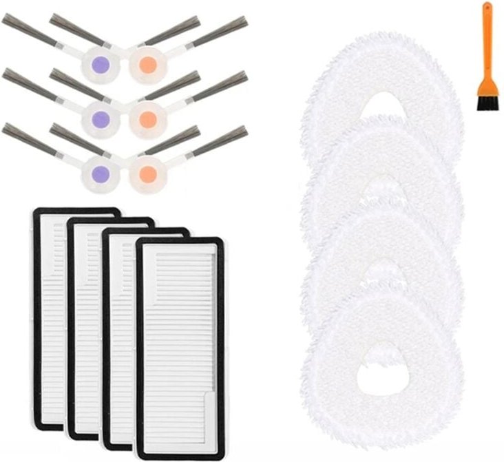 Für Roboter-Staubsauger Teile Seite Pinsel HEPA-Filter Mopp Pad