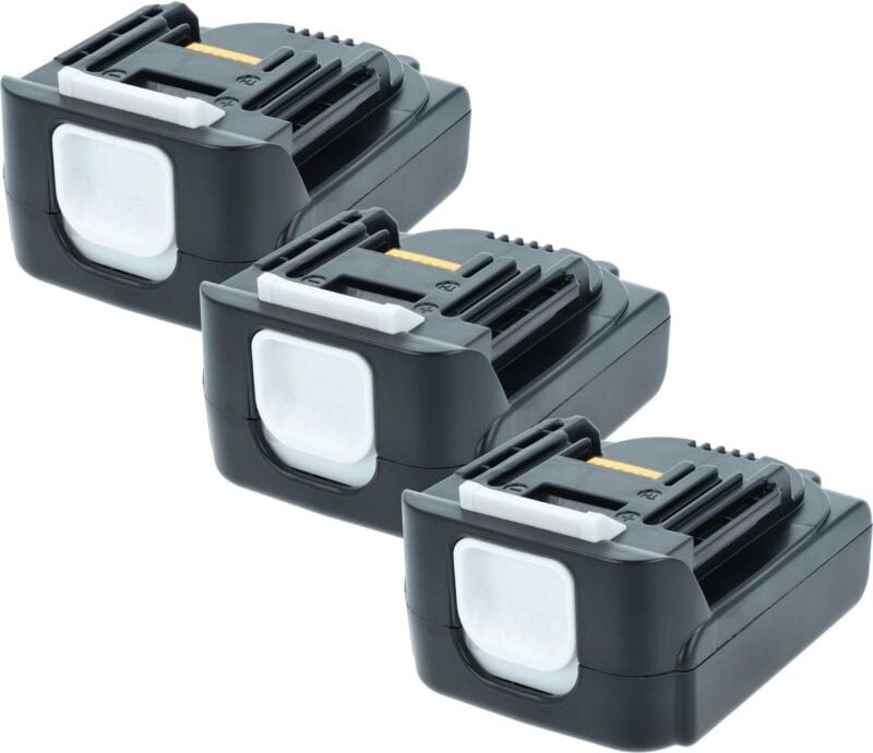 Thumbnail - 3x Akku kompatibel mit Makita BST110RFE, BSS500RFE, BNJ160, BSS500Z, BPT350RFE, BPT350Z Werkzeug (2000 mAh, Li-Ion, 14,4...